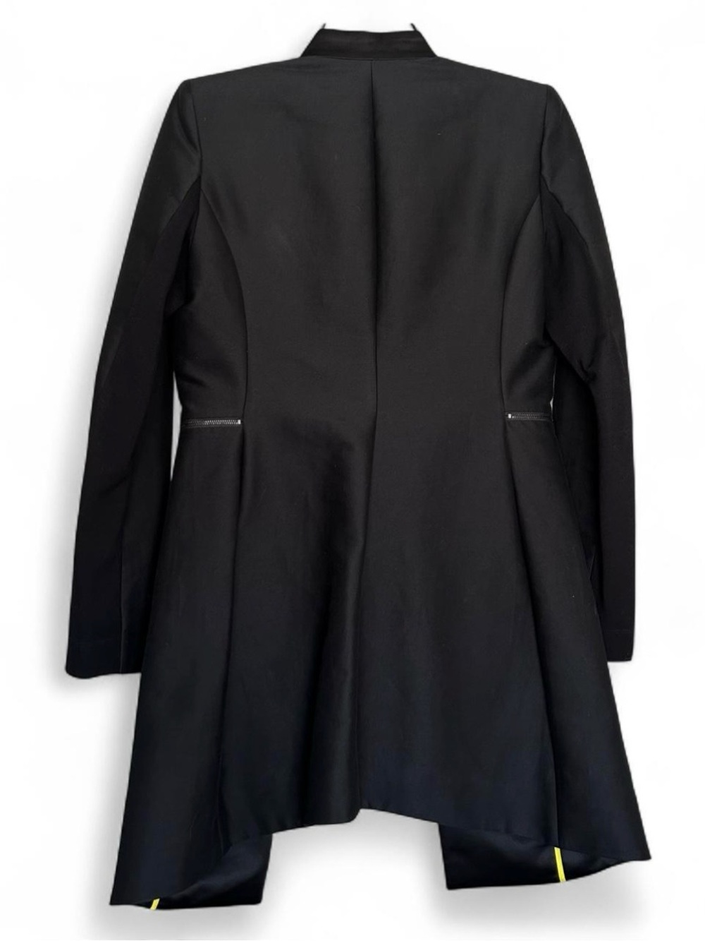 BCBGMAXAZARIA XXS Silk Cotton Blazer Jacket Tailored Fit Discontinued Y2K - Picture 4 of 13